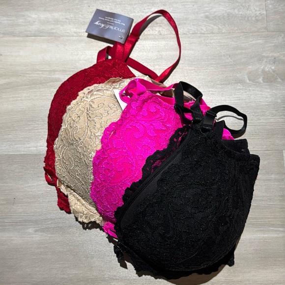 Smart & Sexy- Lace Bra Bundle (4 Bras) Size 38DD - Picture 2 of 6